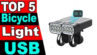 TOP 5 Best Bicycle Light Review 2024 [upl. by Braeunig561]