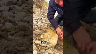 Piedra rara encontrada junto a un río 😳 [upl. by Brana]