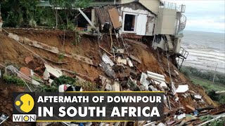 Aftermath of downpour in South Africa Nearly 41000 people affected in Durban alone  WION [upl. by Drehcir364]