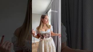 Dirndl aufpimpen dirndl wiesnoutfit [upl. by Nyrak]