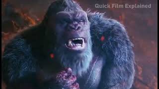 Godzilla vs Kong 2  Fight scene 😳  Quick Film Explained [upl. by Ilohcin]