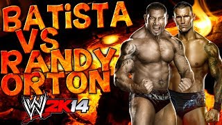 WWE 2K14 Batista Vs Randy Orton [upl. by Mara]