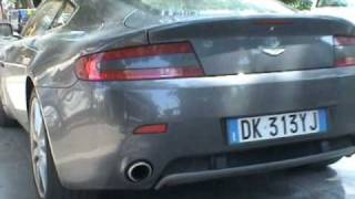 Aston Martin V8 Vantage Start Up and Accelerate [upl. by Ayita]