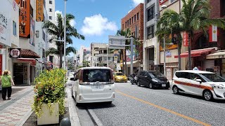 VR Walk at busy Kokusaidori street NahaOkinawa [upl. by Danni]