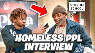 How did you become homeless public interview it gets crazy [upl. by Marx]