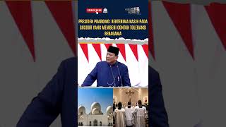 🔴 Pidato Presiden Prabowo Terima Kasih Gusdur Sebagai Contoh Toleransi Beragama prabowo gusdur [upl. by Nabila741]