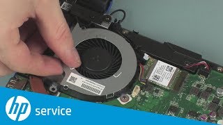 Replace the Fan  HP Pavilion 15ab000 Notebook  HP Support [upl. by Gerdi]