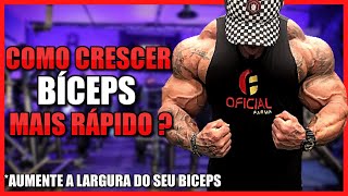 COMO CRESCER BICEPS MAIS RÁPIDO TREINO COMPLETO [upl. by Haidej]