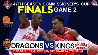 Pba Finals Game 2 Dec 28 2022  Brgy Ginebra Kings vs Bay Area Dragons PBA Commissioners Cup 2022 [upl. by Stefan]