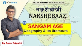 Sangam Age Geography and Literature  Nakshebaazi Maps  Anant Tripathi [upl. by Yemorej]