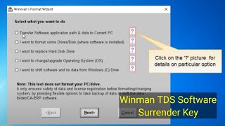 How To Get Winman TDS Software Surrender Code [upl. by Airogerg]