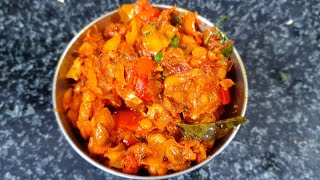 Bell Pepper Cabbage Curry Recipe  Red and Yellow Bell Pepper Curry  Chef Sisters [upl. by Alemac574]