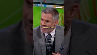 Carragher reveals WHY he got a DM from Lionel Messi 👀 [upl. by Enitsahc426]