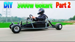 How To Make a 3000W Electric Go Kart v4  Part 2 [upl. by Layman]