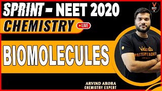 Biomolecules Class 12 Chemistry  NEET 2023 Preparation  NEET MCQs  NEET Chemistry  Arvind Sir [upl. by Carlin]