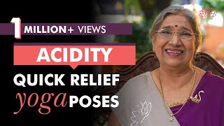 Acidity  Quick Relief Yoga Poses  Dr Hansaji [upl. by Adnav]