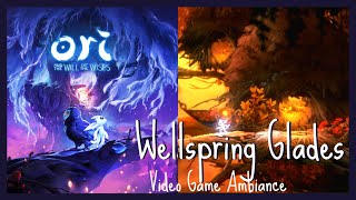 Wellspring Glades  Ori and the Will of the Wisps  Relaxing Video Game Ambiance OST No Commentary [upl. by Claybourne]