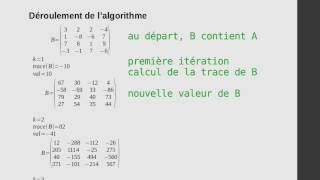 Algorithme de FaddeevLe Verrier [upl. by Margalit594]