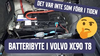 Hur man byter batteri i en Volvo XC90 T8 2017 [upl. by Devol539]