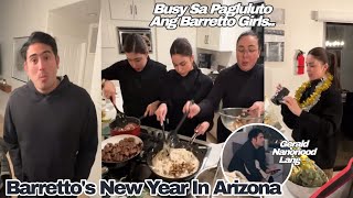 JULIA AT GERALD MAGKASAMA NAG NEW YEAR SA ARIZONA WITH THE BARRETTO BUSY SA PAGLULUTO LAHAT [upl. by Diamante]