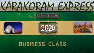 KARAKORAM EXPRESS  2024  FAISALABAD TO KARACHI  LATEST TRAVEL pakistanrailways [upl. by Parthenia]