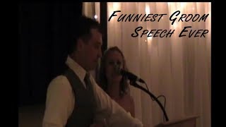 Funniest Groom Speech Ever [upl. by Vudimir]