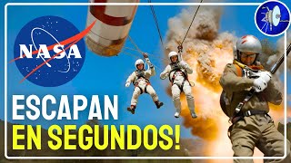 Así escapan los astronautas de un cohete a punto de explotar [upl. by Naloj]