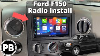 2004  2008 Ford F150  Mark LT Radio Install [upl. by Batory]