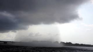 Waterspout in Pensacola Labor Day 2013 [upl. by Schaab807]