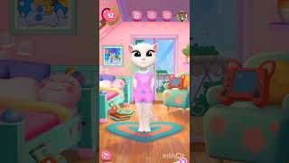 My talking Angela 🥰🥰makeup talkingangela shorts [upl. by Ogeid602]