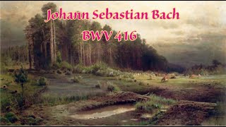 Johann Sebastian Bach  BWV 416 Choral Vater unser im Himmelreich in D minor [upl. by Sussman]