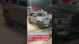 2025 Toyota Sequoia TRD Limited Hybrid  Magnetic Gray Metallic [upl. by Lasser433]