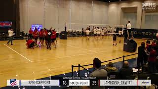 JamesvilleDeWitt boys volleyball celebrates winning state title [upl. by Spratt]