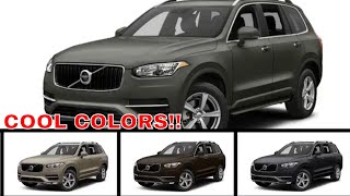 2018 VOLVO XC90 COLORS [upl. by Cerelia]