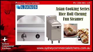 LUUS  Asian Cooking Series Rice Roll Cheung Fun Steamer [upl. by Marmaduke]