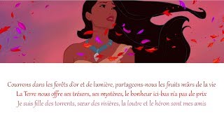 POCAHONTAS  Lair du Vent FR Paroles [upl. by Matheny586]