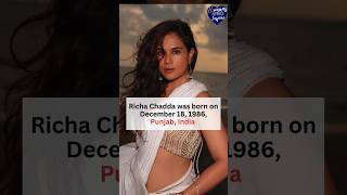 Richa Chadda life journey❤️🔥😍richachaddha bollywood trendingshorts viralshort newshorts shorts [upl. by Rudd]