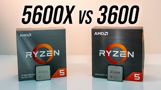 AMD Ryzen 5 5600X vs 3600 CPU Comparison  Worth Upgrading [upl. by Airamat]