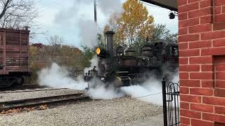 Weiser Railroad 1 Edison Departs Smiths Creek with Wheelslip [upl. by Russell]