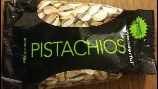 Wonderful Roasted amp Salted Pistachios Review [upl. by Nylodnew895]