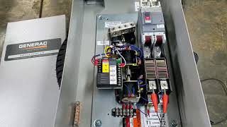 Generac automatic transfer switch explained demo [upl. by Eelarbed]