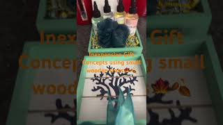 Inexpensive Gifts using small wooden boxes trending diy giftideas viralvideogiftbaskets [upl. by Sikes978]