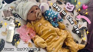 Silicone baby ⭐️Day In The Life⭐️RoleplayReborns world [upl. by Airdnola]