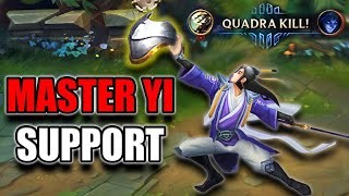 Master Yi support exceeds expectations  Full ranked game [upl. by Colley713]