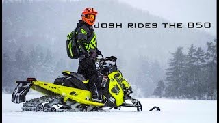 New Skis first ride  Polaris Assault 850  S38 [upl. by Jonathan]