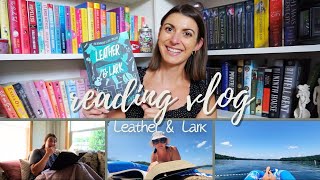 READING VLOG  Leather amp Lark ✨no spoilers✨ [upl. by Dorej655]