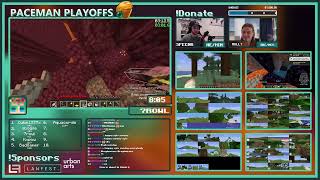 Minecraft 116 Speedrun Invitational PaceMan Playoffs Season 1  Day 2 Full VOD [upl. by Dannie743]