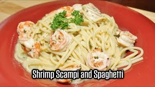 SHRIMP SCAMPI WITH SPAGHETTI  Quick and Easy Recipes [upl. by Jem]