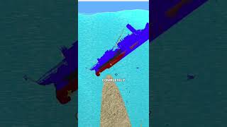 The RMS Lusitania Vs A Tsunami Vs A HUGE Underwater Spike Floating Sandbox [upl. by Enitsuga801]