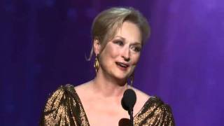 Meryl Streep Wins Best Actress  84th Oscars 2012 [upl. by Benton864]